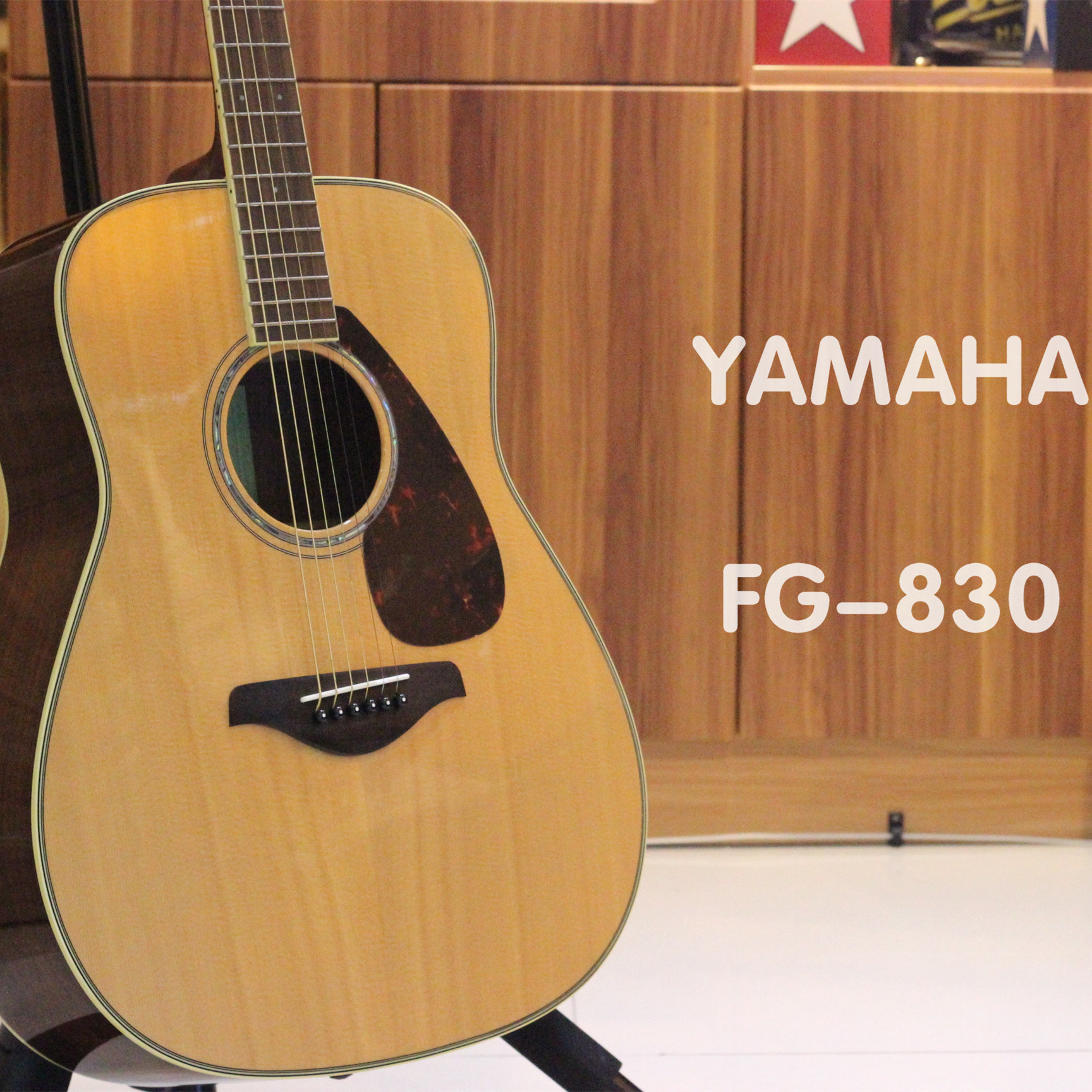yamaha雅马哈41寸单板民谣木吉他fg-830弹唱经典初学者入门jita
