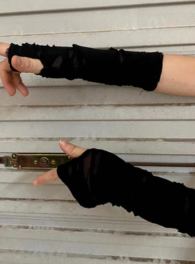 其他男女通用防晒棉纶撕裂手套