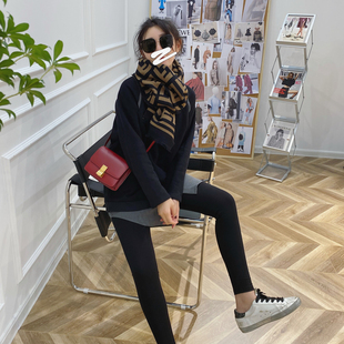 加绒可哺乳宽松洋气上衣遮肚子 孕妇卫衣女秋冬中长款 LeoMami