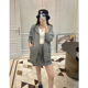 洋气时髦套装 时尚 减龄连帽廓形卫衣短裙两件套 春款 LeoMami孕妇装