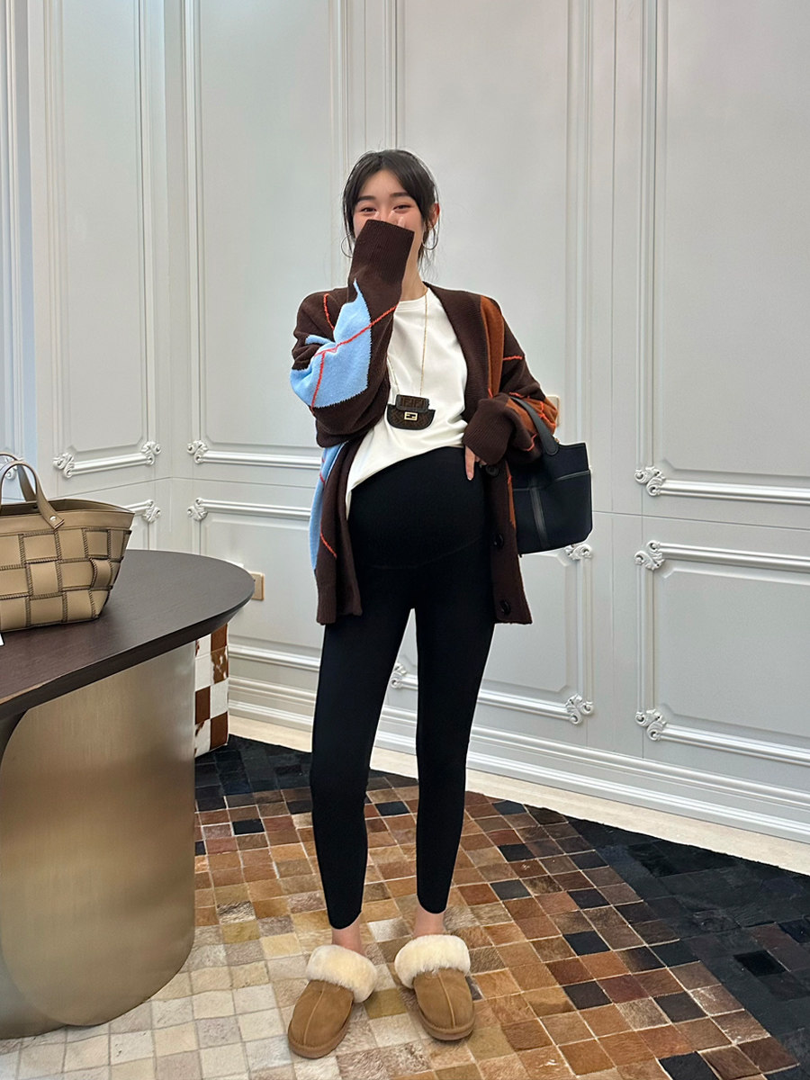 LeoMami孕妇裤春秋款坑条纹打底裤外穿修身显瘦加绒加厚保暖棉裤,孕妇装/孕产妇用品/营养,孕妇打底裤,淘宝优惠券,粉丝福利购,淘宝优惠卷