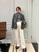 托腹垂坠感宽松拖地裤 秋冬外穿加绒加厚阔腿裤 LeoMami 孕妇裤