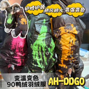 狗狗衣服90鸭绒雪纳瑞比熊泰迪柴犬西高地美卡冬季变色四脚外套