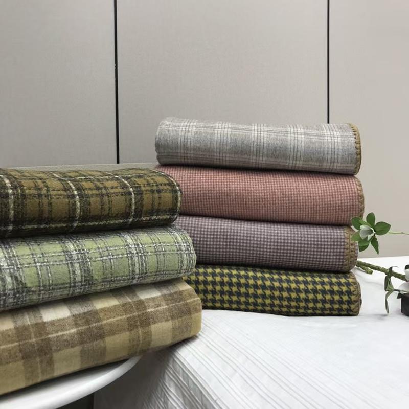 甩！外贸出口轻奢高端澳洲羊毛毯子隔寒加厚床单空调沙发毛毯盖毯