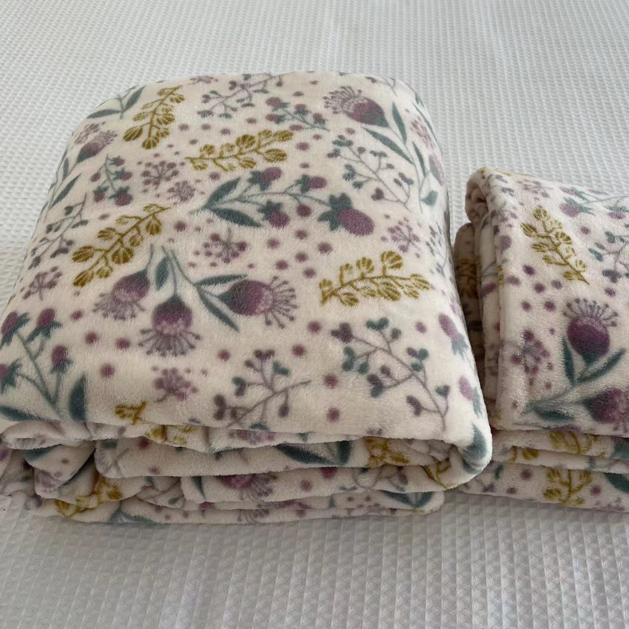 加绒秋冬保暖牛奶绒睡单