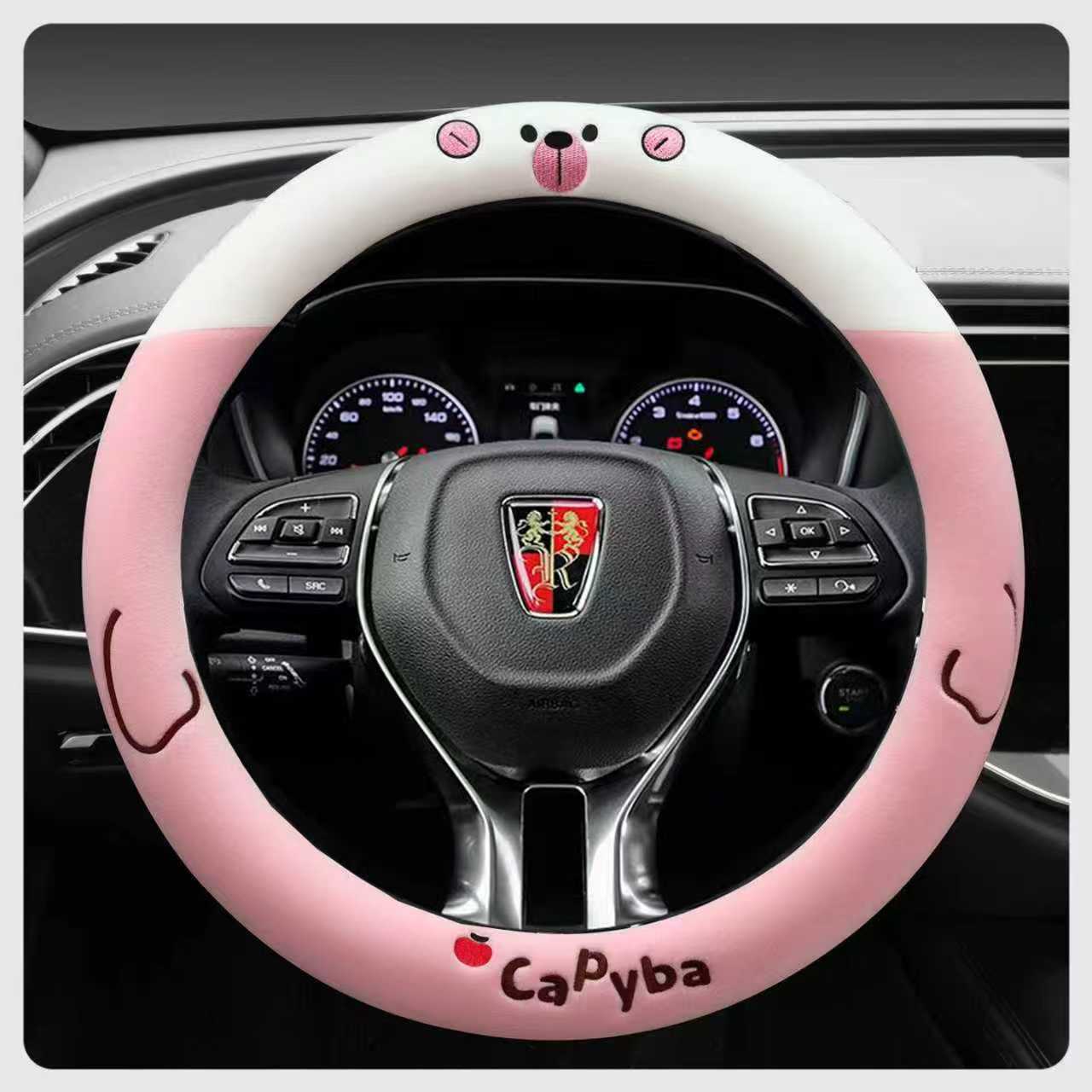 荣威rx5max方向盘套冬季毛绒