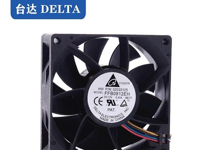 原装台达 8025 FFB0812EH 12V 0.8A 8CM PWM 温控 大风量散热风扇