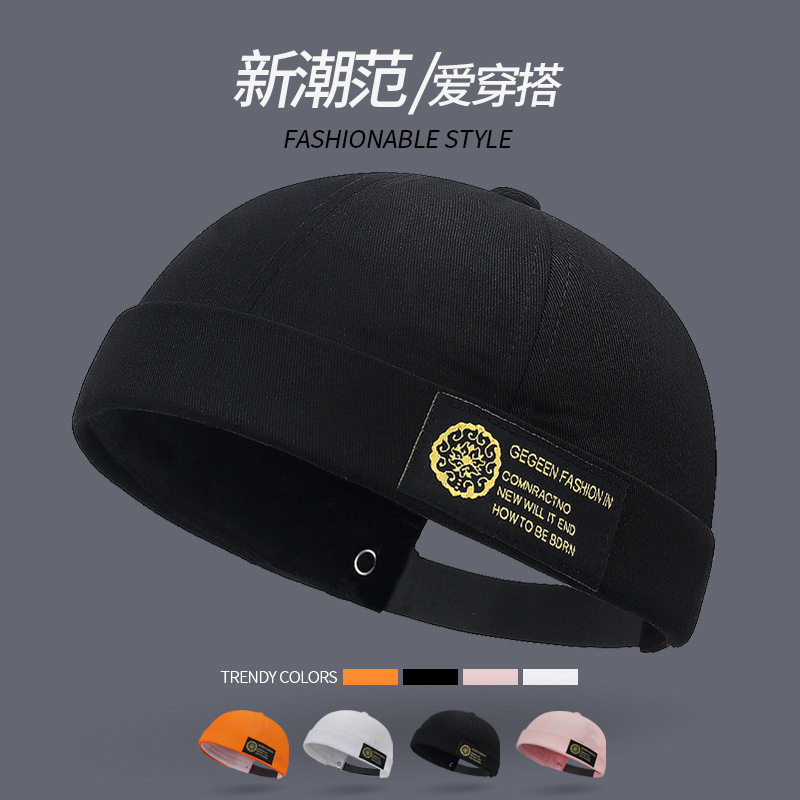 休闲帽子瓜皮帽雅痞嘻哈复古四季