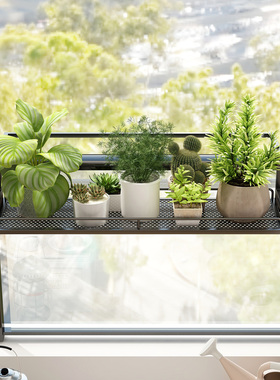 家用护栏花架阳台客厅室内栏杆悬挂多肉植物花架置物架铁艺花架子