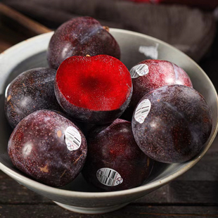 澳洲进口胭脂女王李红肉纯甜多汁李子宝石黑布李减fei李顺丰包邮