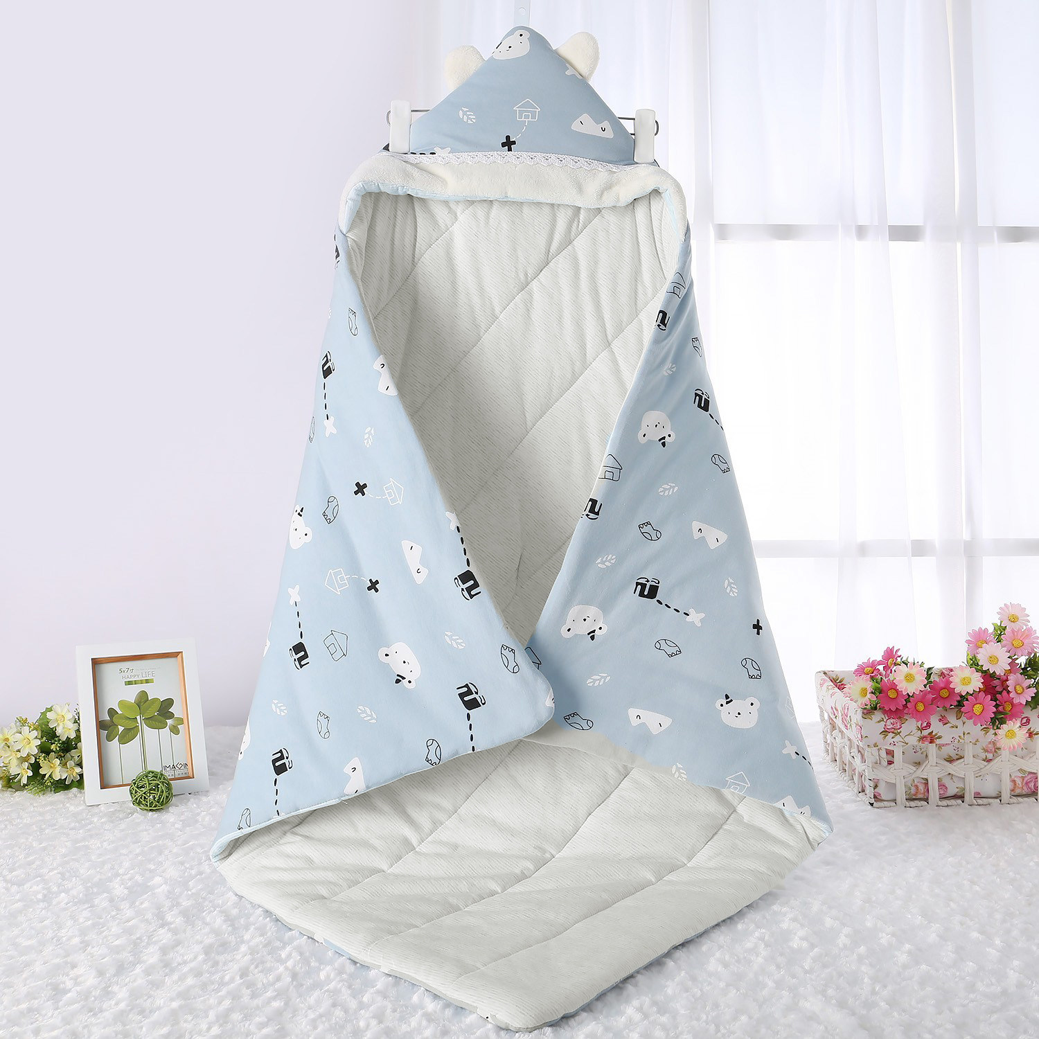 新生儿包被纯棉春秋冬季初生婴儿抱被加厚款包裹被子产房宝宝用品,婴童用品,婴童抱被/抱毯,淘宝优惠券,粉丝福利购,淘宝优惠卷