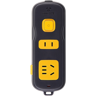 公牛正品不带线排插拉不脱插座防摔地拖工程插板工地自锁带锁插排