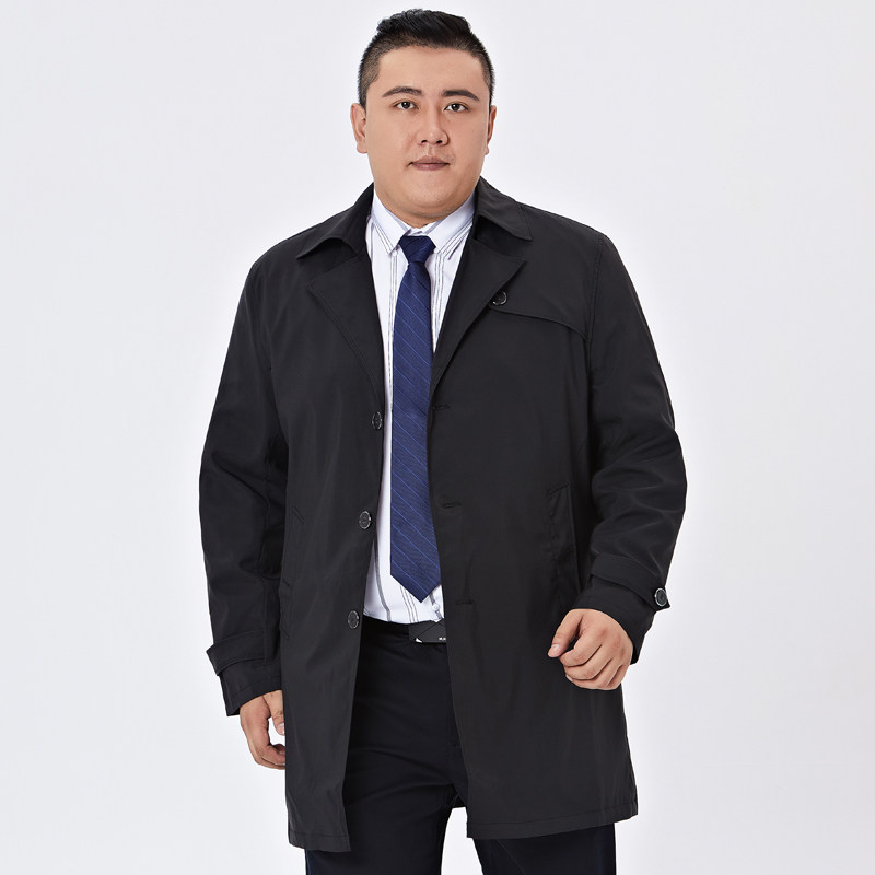 2021 FALL MALE BRITISH CASUAL JACKET YOUNG HANDSOME DESIGNER MID-LENGTH OVER-THE-KNEE LOOSE TRENCH TRENCH COAT MEN