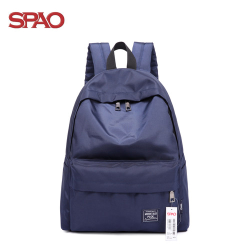 spao20新款糖果色书包双肩背包