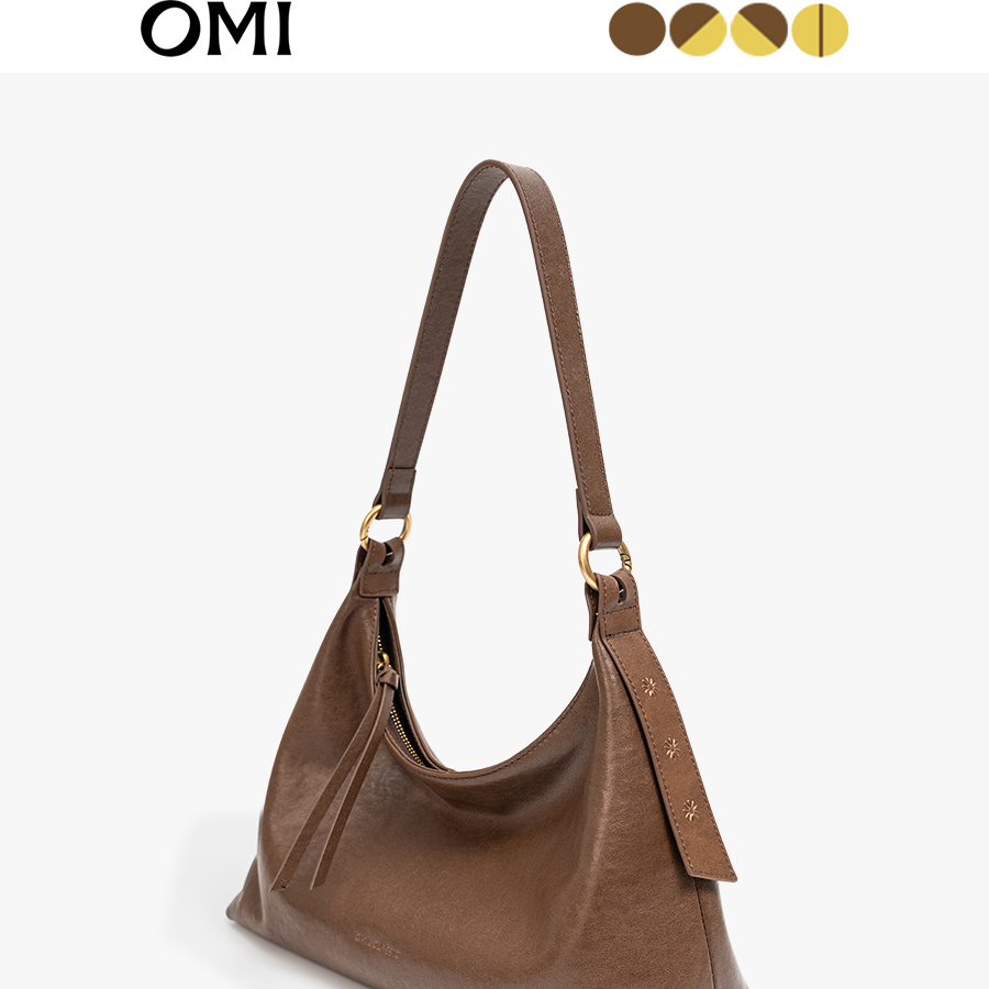 欧米OMI包包女百搭单肩包大容量