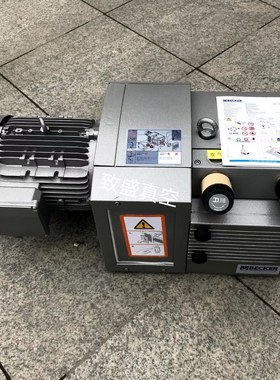 德国BECKER贝克真空泵VT4.4/25/40DVT3.80/140无油干式旋片印刷泵