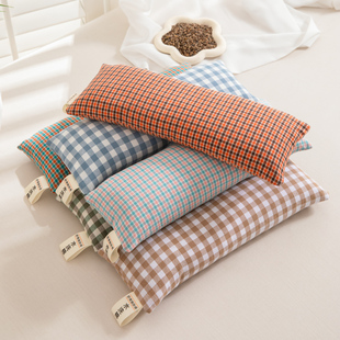 全棉水洗棉荞麦壳枕头护颈椎助睡眠专用富贵包枕芯儿童成人腰垫枕