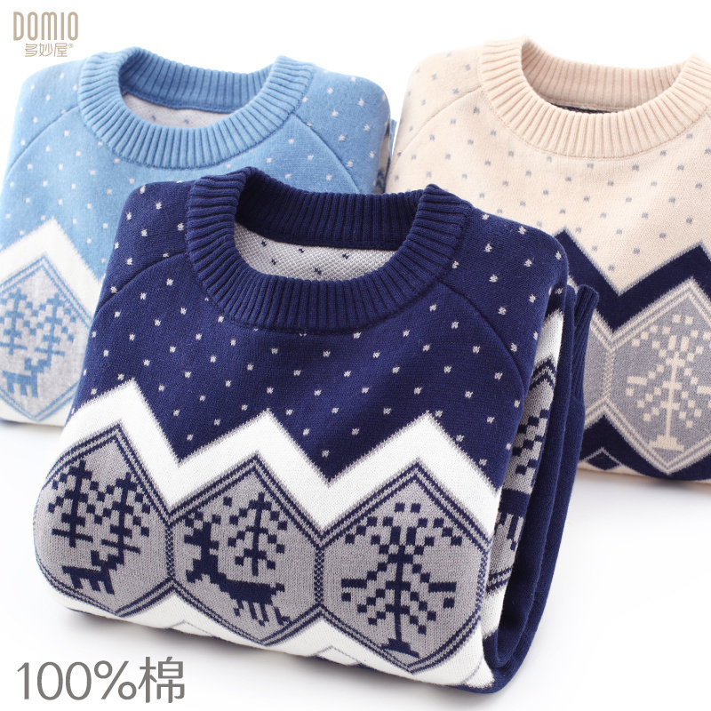 春秋薄款套头毛线衣纯棉打底衫