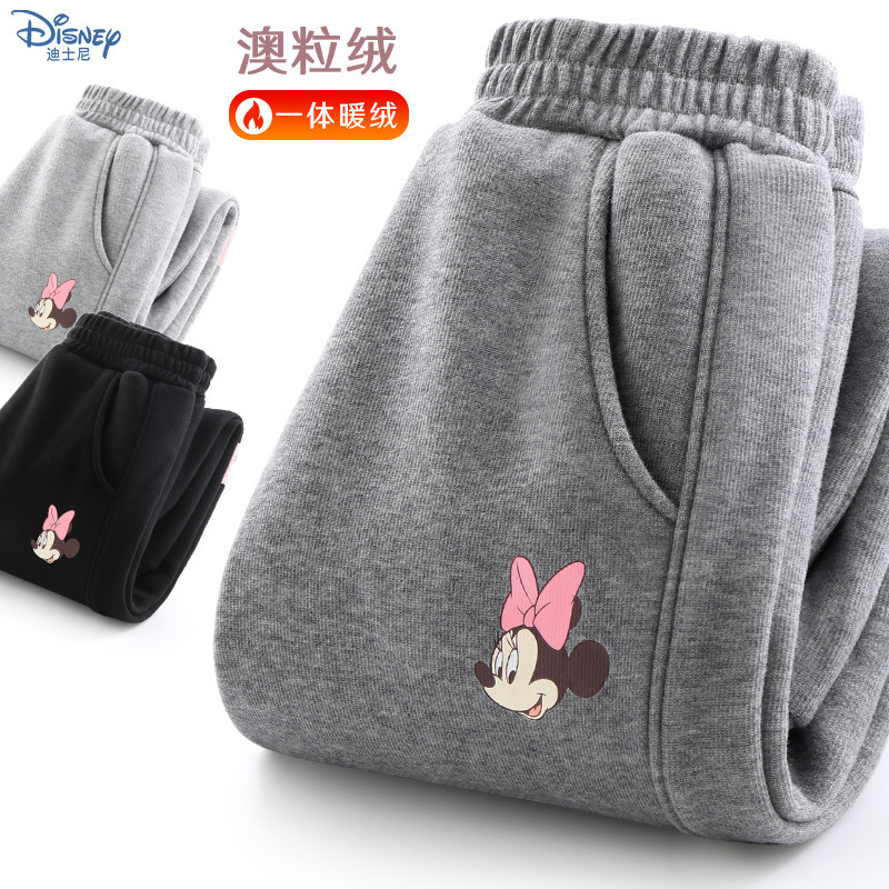 迪士尼裤子长裤卫裤冬童装