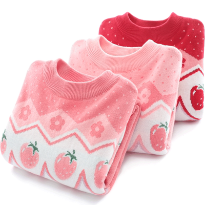 春秋冬纯棉半高领大童针织打底衫