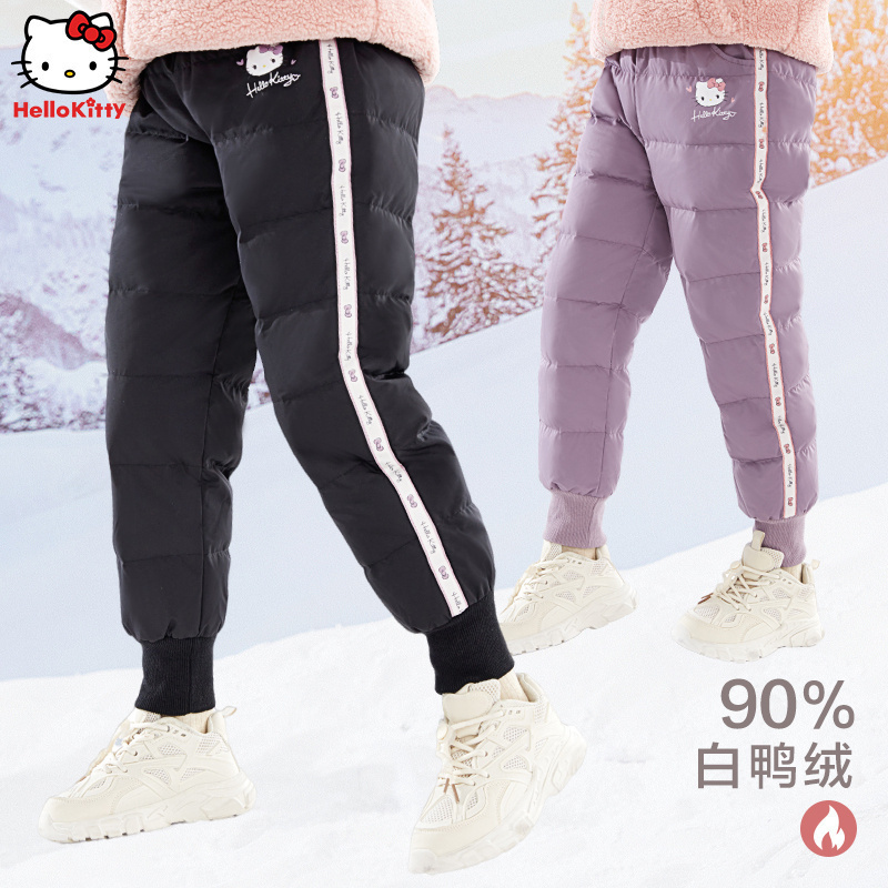 女童羽绒裤休闲裤子加厚童装