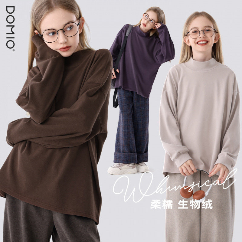 女童打底衫长袖秋季25新款儿童T恤大童洋气半高领上衣青少年秋装,童装/婴儿装/亲子装,T恤,淘宝优惠券,粉丝福利购,淘宝优惠卷