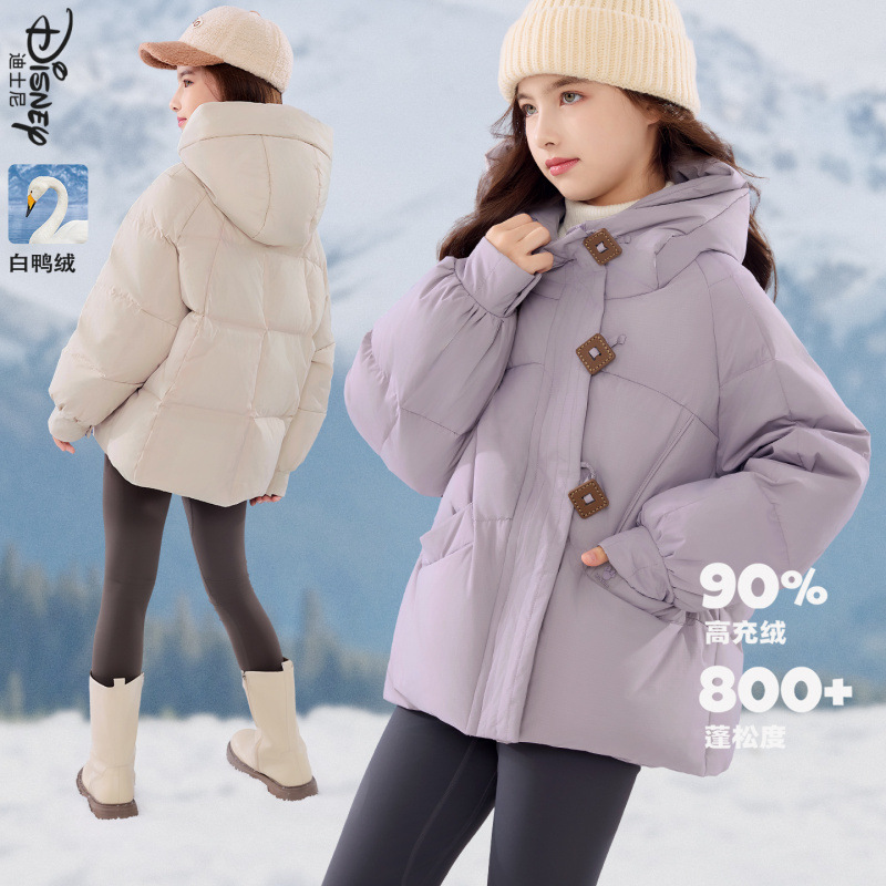 女童羽绒服冬季大童加厚