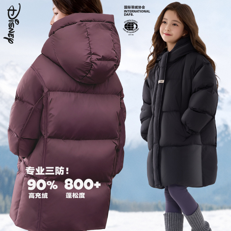 女童羽绒服冬装加厚保暖外套大童