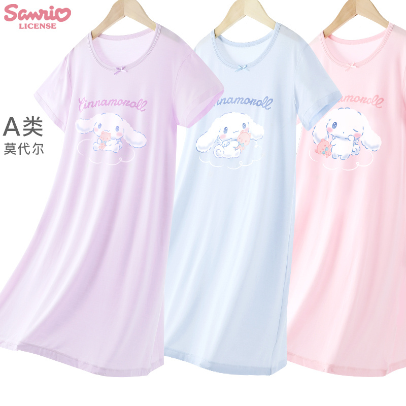 女童短袖睡裙裙子宝宝家居服
