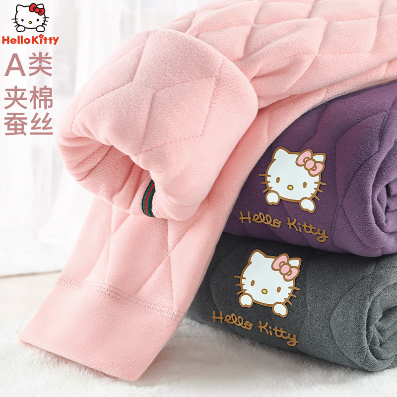 儿童保暖裤女童秋裤加绒加厚秋冬装打底裤校服神器棉裤暖暖裤童装