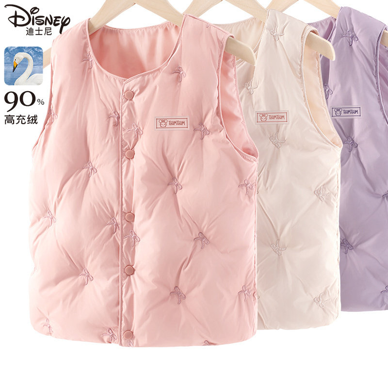 女童羽绒马甲儿童背心内穿中大童秋冬保暖坎肩女孩轻薄白鸭绒马夹,童装/婴儿装/亲子装,羽绒马甲,淘宝优惠券,粉丝福利购,淘宝优惠卷