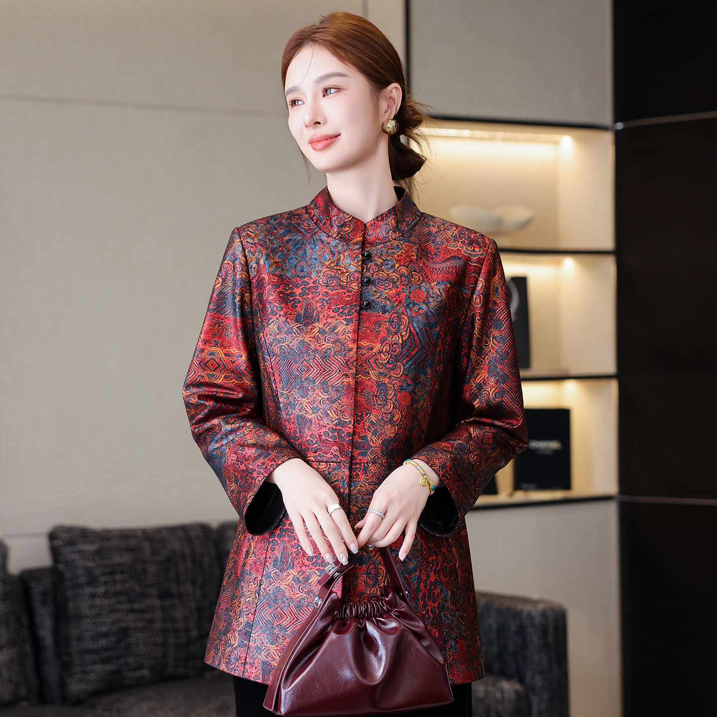 海宁真皮皮衣女秋2025新款