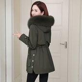 派克服女短款 冬濑兔毛可拆卸内胆小个子真毛外套海宁皮草 2025新款