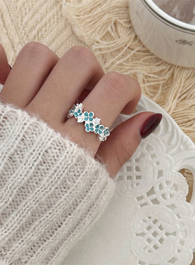 【轻奢风】滴釉小花戒指