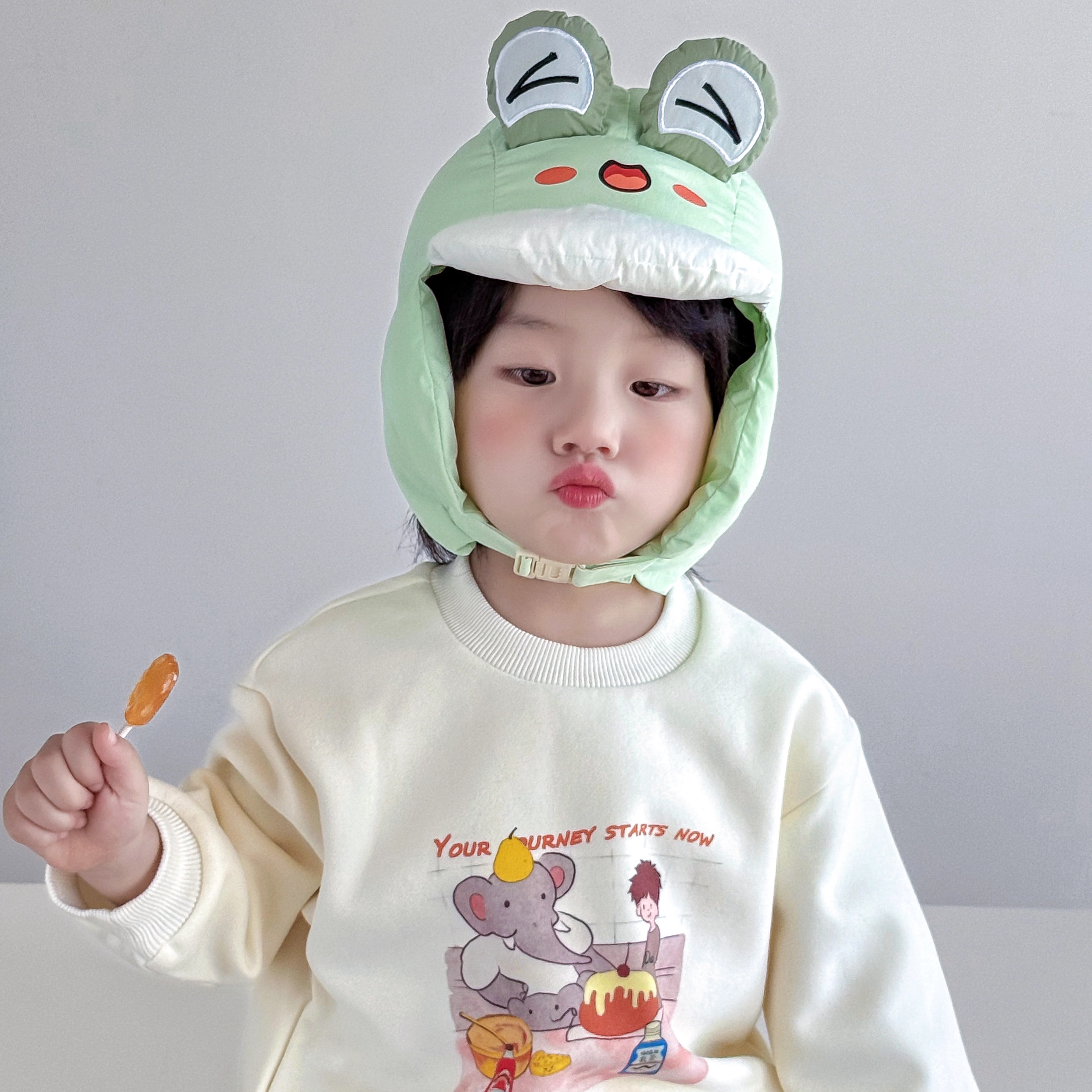 【卡通可爱】儿童保暖防风雷锋帽