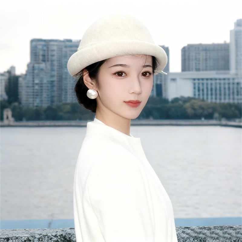 【民国风】羊毛呢千金礼帽