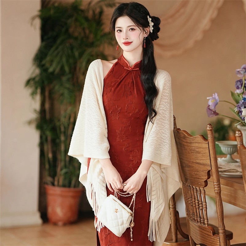 【旗袍外搭】民国风披肩