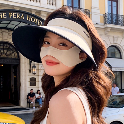 女士夏季空顶防晒帽防紫外线轻便