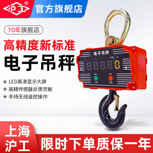 沪工大吨位工业级电子吊秤