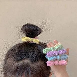 韩版高弹力耐用头绳女2026新款百搭高端橡皮筋扎头发圈丸子多色