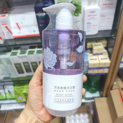 八韵草芳香柔嫩沐浴露500ml