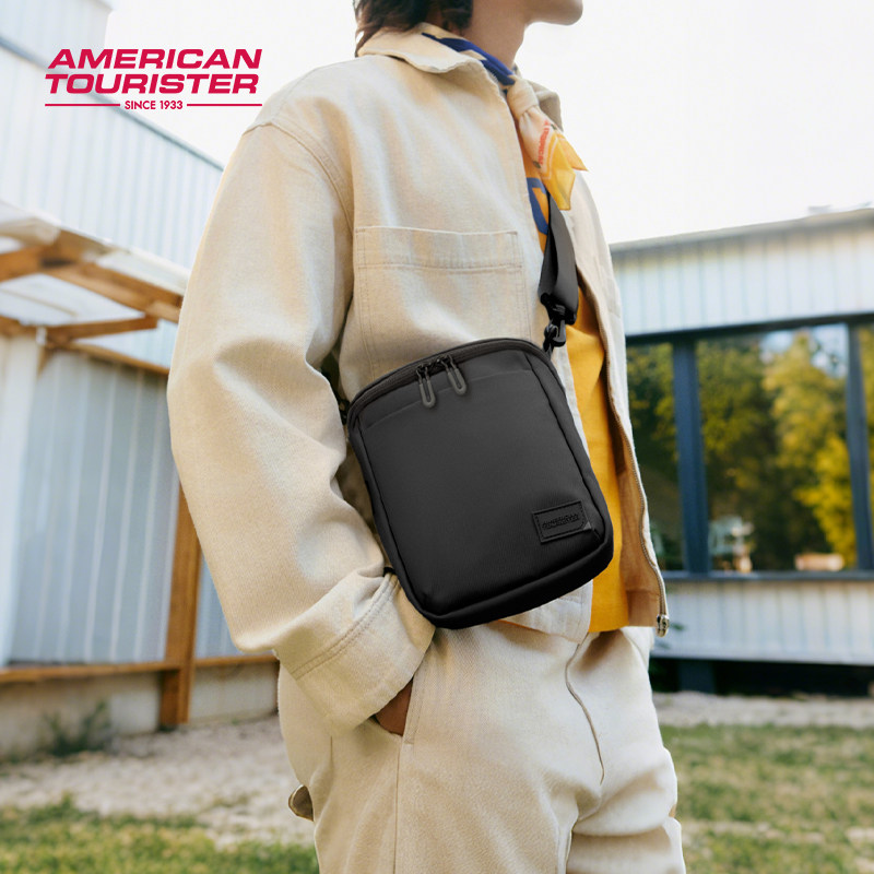 美旅新款斜挎包休闲包包单肩男包轻便腰包胸包小包QC9,箱包皮具/热销女包/男包,胸包,淘宝优惠券,粉丝福利购,淘宝优惠卷