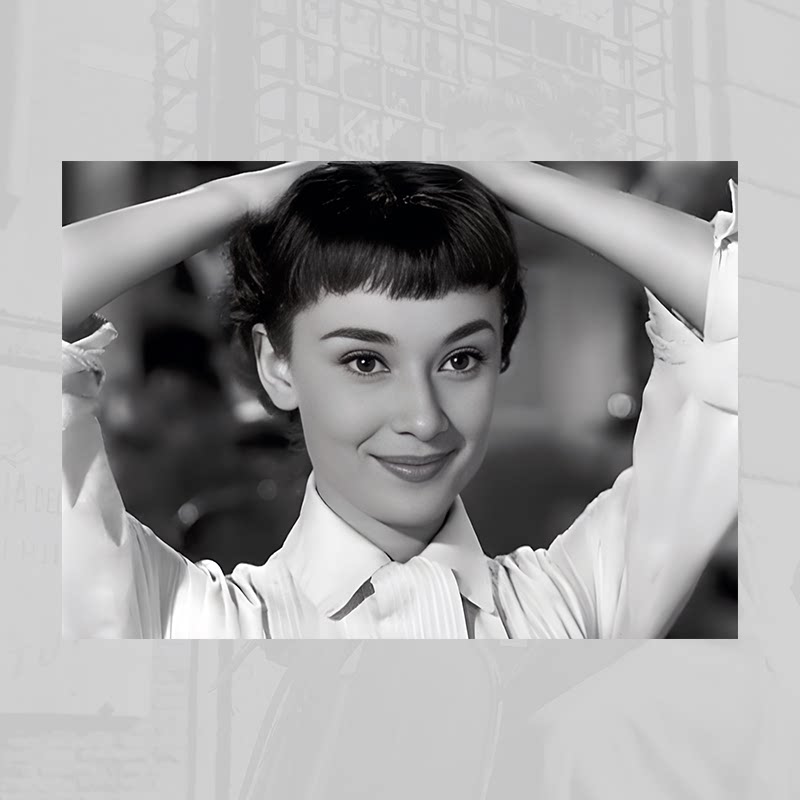 奥黛丽赫本罗马假日/蒂凡尼的早餐电影海报 经典复古装饰画芯墙贴