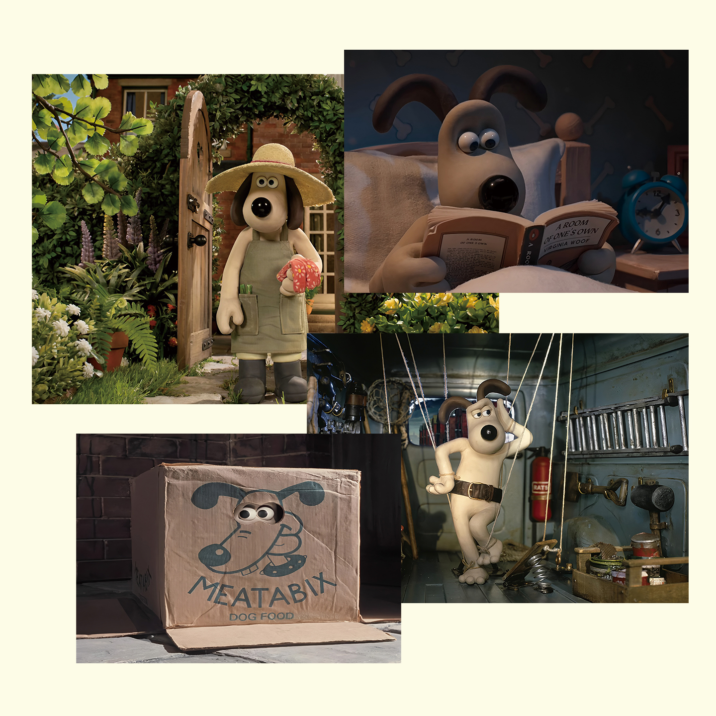 掌门狗阿高海报可爱装饰画芯墙贴