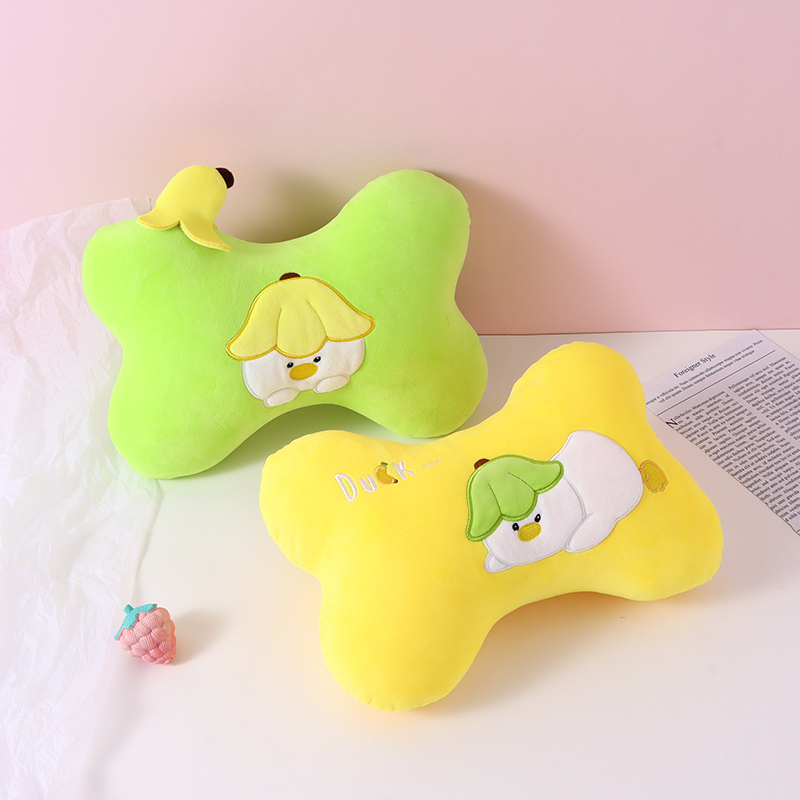 熙美诚品U型枕香蕉鸭骨头枕办公室午睡颈椎枕汽车座位枕头绑带躺