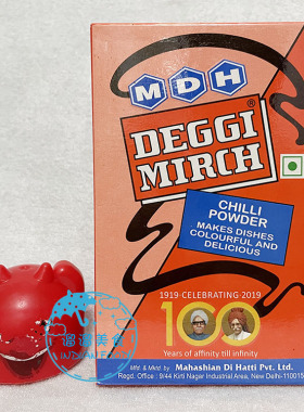 INDIAN FOOD 印度咖喱 MDH DEGGI MIRCH MASALA辣椒粉调料玛萨拉