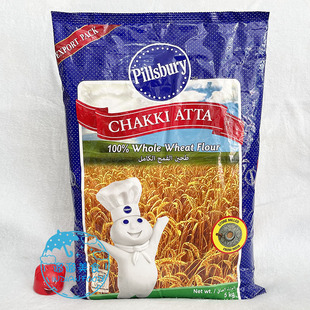 INDIAN FOOD 印度 pillsbury chakki atta wheat flour 全麦面粉