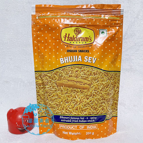 HALDIRAM SNACKS 小吃开袋即食咖喱零食 BHUJIA SEV 印式小薯条