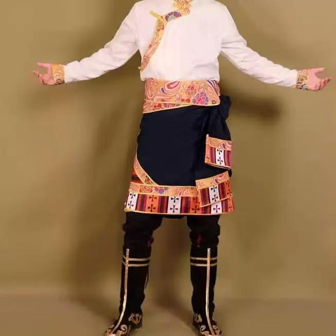 男款艺考演出套装半身裙