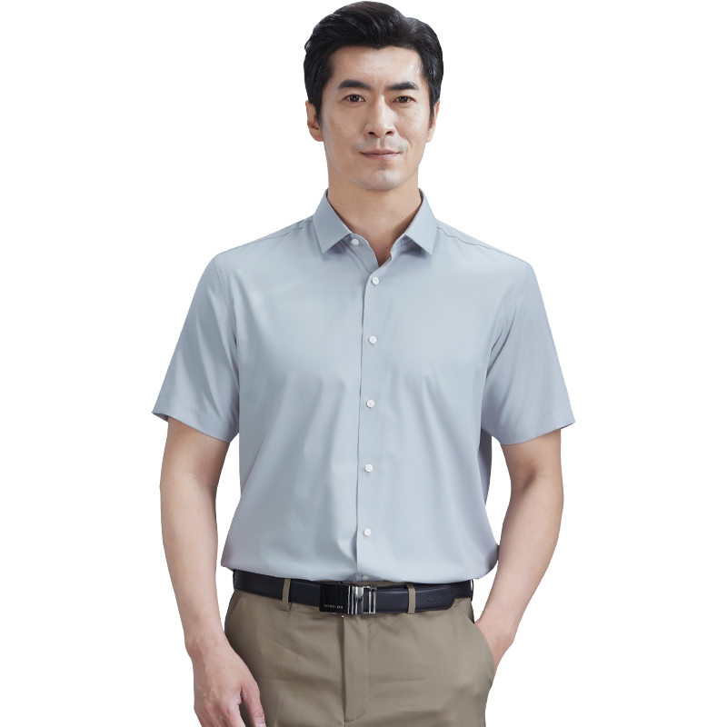 红都夏季短袖衬衫红都